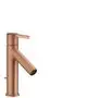 AXOR-HG-AXOR-Starck-Einhebel-Waschtischmischer-100-CoolStart-mit-Hebelgriff-und-Zugstangen-Ablaufgarnitur-Brushed-Red-Gold-10007310 gallery number 1